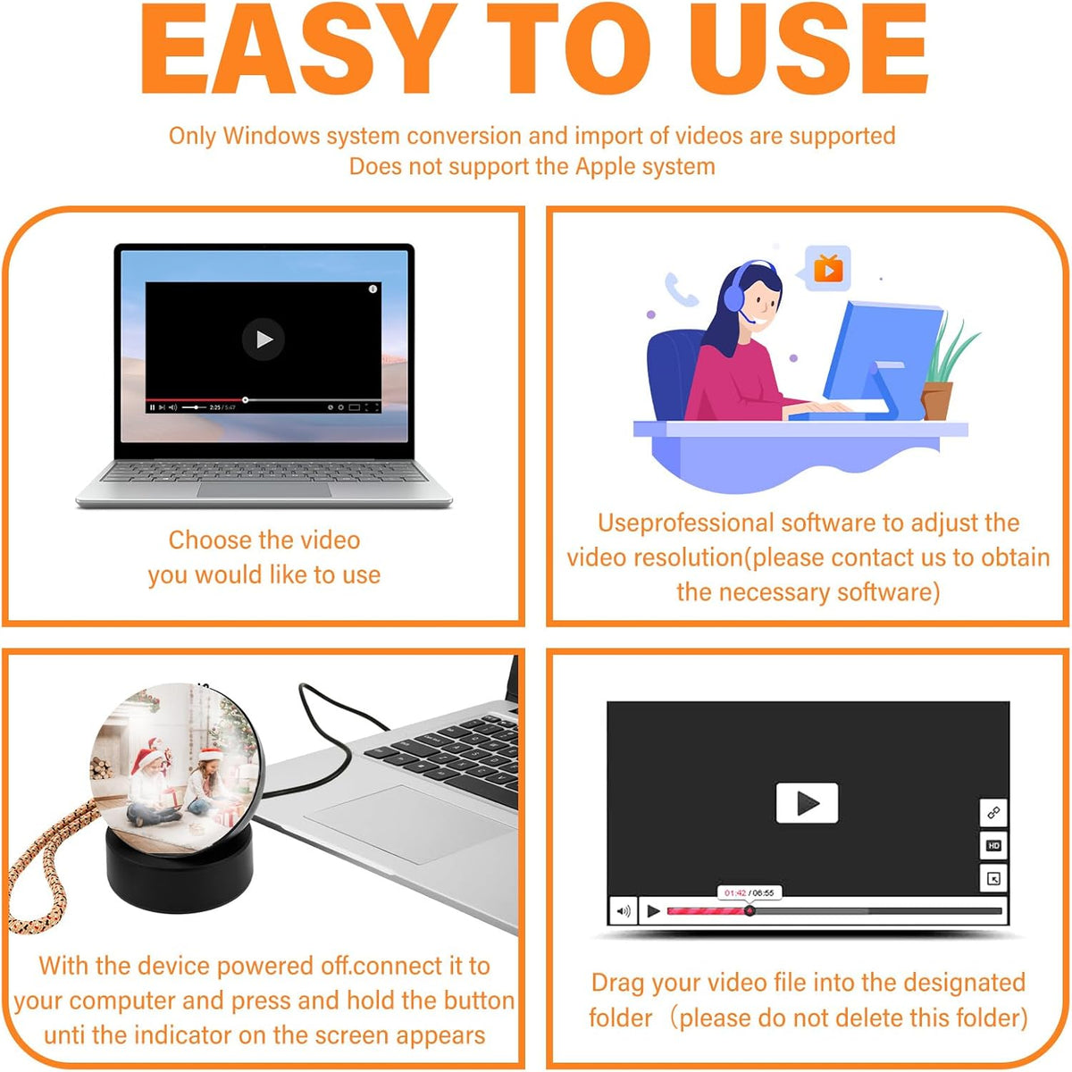 3D Memory Sphere™ - Cherished Moments Display